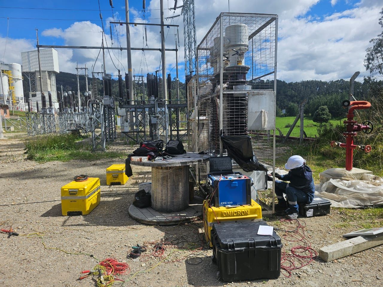 Pruebas eléctricas en campo